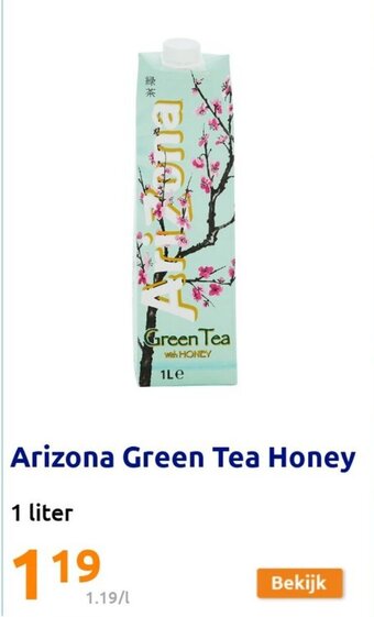 Action Arizona Green Tea Honey aanbieding