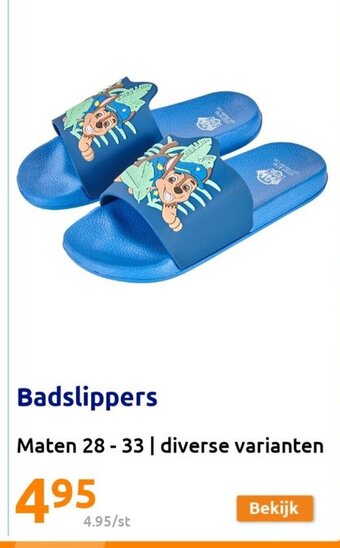 Action Badslippers Maten 28-33 | diverse varianten aanbieding