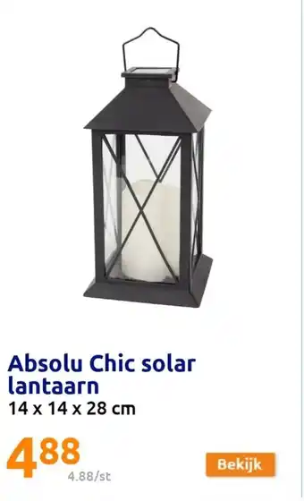 Action Absolu Chic solar lantaarn aanbieding