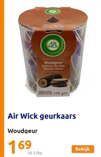 Action Air Wick geurkaars Woudgeur aanbieding