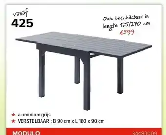 Tuintafels modulo