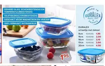 Duralex schaaltje met deksel 9cm