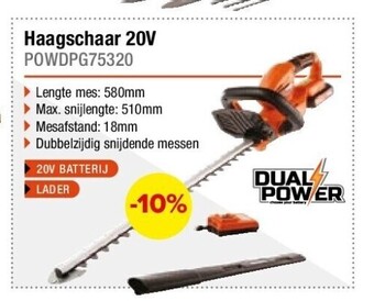 Haagschaar 20v powdpg75320