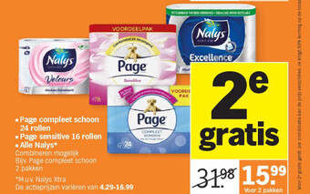 Albert Heijn Page compleet schoon 24 rollen aanbieding