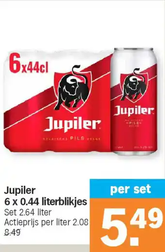 Albert Heijn Jupiler 6 x 0.44 literblikjes aanbieding