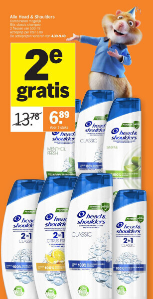 Albert Heijn Alle head & shoulders aanbieding
