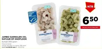 Jumbo Jumbo garnalen xxl natuur of knoflook aanbieding