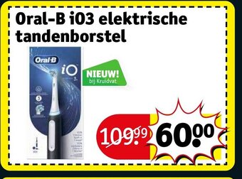 Kruidvat Oral-B 103 elektrische tandenborstel aanbieding