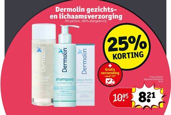 Kruidvat Dermolin gezichts-en lichaamsverzorging aanbieding