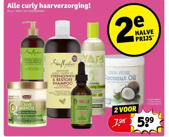 Kruidvat Alle curly haarverzorging! Prijsvoorbeeld: 2 x Yari oil Pure Coconut 500 ml aanbieding