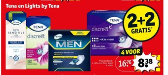 Kruidvat Tena en Lights by Tena aanbieding