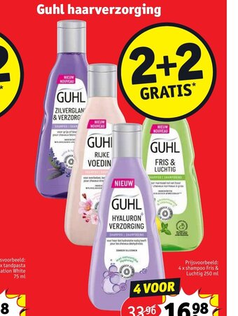 Kruidvat Guhl haarverzorging aanbieding