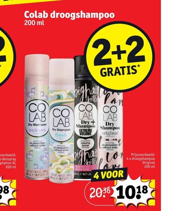 Colab droogshampoo