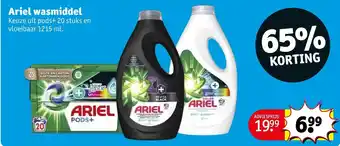 Kruidvat Ariel wasmiddel aanbieding