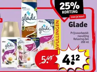 Kruidvat Glade navulling Relaxing Zen aanbieding