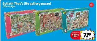 Kruidvat Goliath That's life gallery puzzel aanbieding