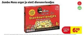 Kruidvat Jumbo Mens erger je niet! dierenvriendjes aanbieding