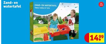 Kruidvat Zand- en watertafel aanbieding