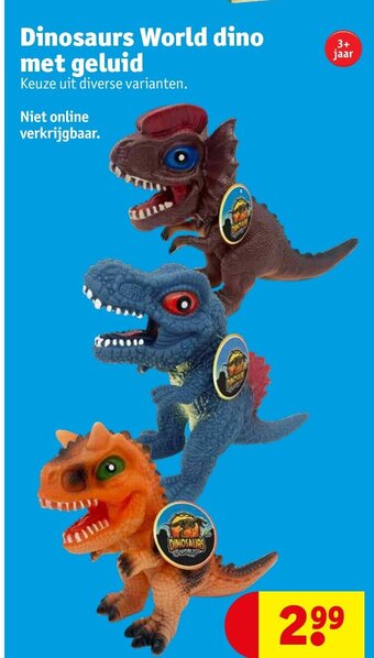 Dinosaurs World dino met geluid