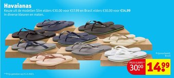 Kruidvat Havaianas aanbieding