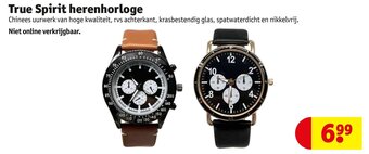 Kruidvat True Spirit herenhorloge aanbieding
