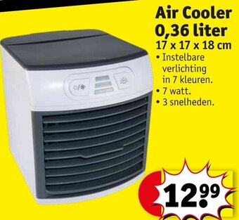 Kruidvat Air Cooler 0,36 liter 17x17x18CM aanbieding