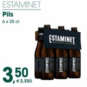 ESTAMINET Pils 6 x 25 cl