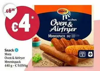 Delhaize Snack mora oven + airfryer mmmixpack aanbieding