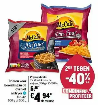 Klassiek voor de airfryer