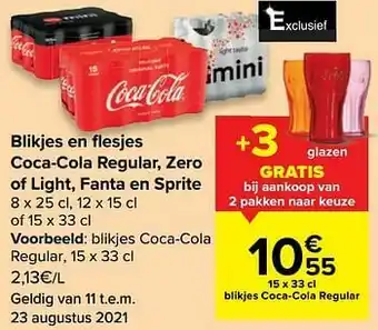 Carrefour Market Coca-cola regular aanbieding