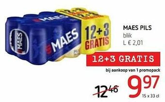 Spar Colruyt Maes pils aanbieding