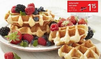 Spar Colruyt Suikerwafel met boter aanbieding