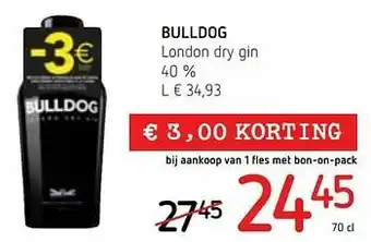 Bulldog london dry gin