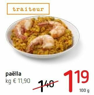 Spar Colruyt Paëlla aanbieding