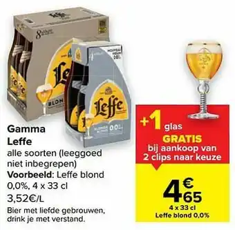 Carrefour Market Leffe blond 0,0% aanbieding