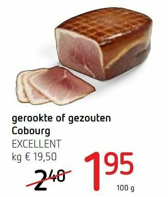 Gerookte of gezouten cobourg excellent