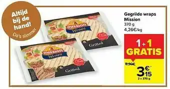 Gegrilde wraps mission