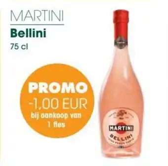 Prik en Tik MARTINI Bellini 75cl aanbieding