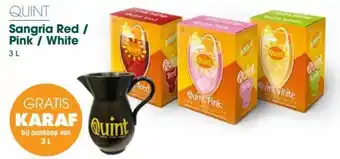 Prik en Tik QUINT Sangria Red / Pink / White 3L aanbieding