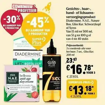 Voedende olie voor het haar 7 sec. gliss kur