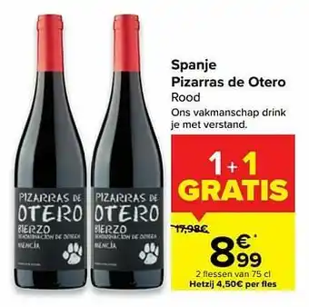 Spanje pizarras de otero rood