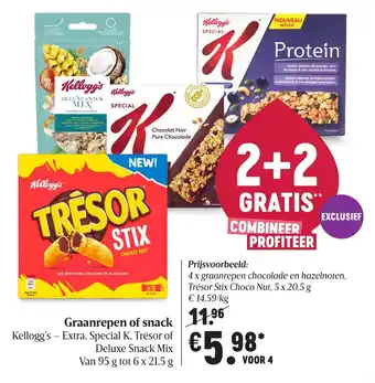 Delhaize Graanrepen of snack aanbieding