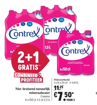 Delhaize Niet-bruisend natuurlijk mineraalwater aanbieding