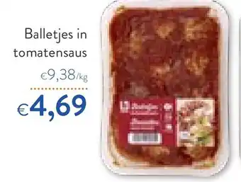 Balletjes in tomatensaus 500 gram