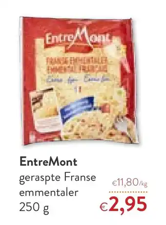 OKay Entremont geraspte franse emmentaler 250 gram aanbieding