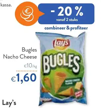OKay Bugles nacho cheese 160 gram aanbieding