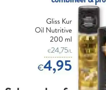 Gliss kur oil nutritive 200 ml