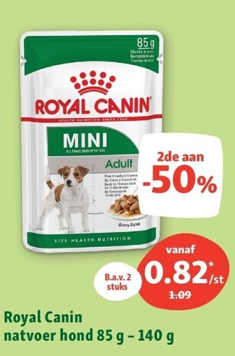 Maxi Zoo Royal canin natvoer hond 85 g - 140 g aanbieding
