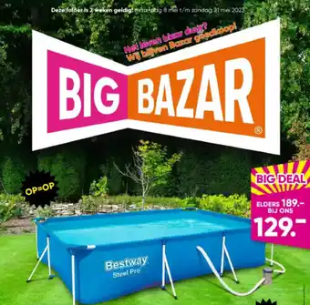 Big Bazar Bestway zwembad steel pro 300×201×66 cm aanbieding