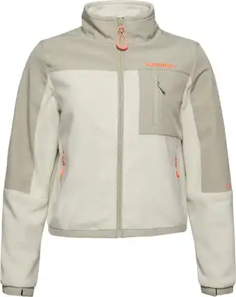 Bol.com Superdry code hybrid trekker jacket dames jas - wit - maat xl aanbieding